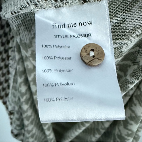 Find Me Now Elena Houndstooth Dress Sz S - Picture 8 of 9